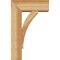Ekena Millwork Thorton Block Rough Sawn Bracket w/ Offset Brace, Western Red Cedar, 6"W x 14"D x 22"H BKT0604X14X22THR05RWR - alternate 4